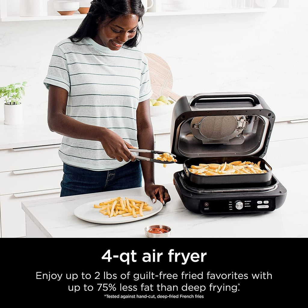 Ninja Foodi Smart XL 6-in-1 Indoor Grill with Air Fry, Bake, Roast, Broil, and Dehydrate, Smart Thermometer wourant