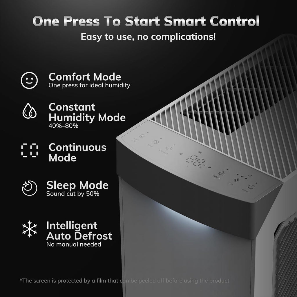 4500 Sq.Ft Most Efficient Energy Star 2025 Dehumidifier,AEOCKY Max 80 Pint/D(Standard 56Pint/D) Smart Compressor Dehumidifier with Drain Hose, Intelligent Humidistat,for Basement,Bedroom,Home,Bathroom wourant