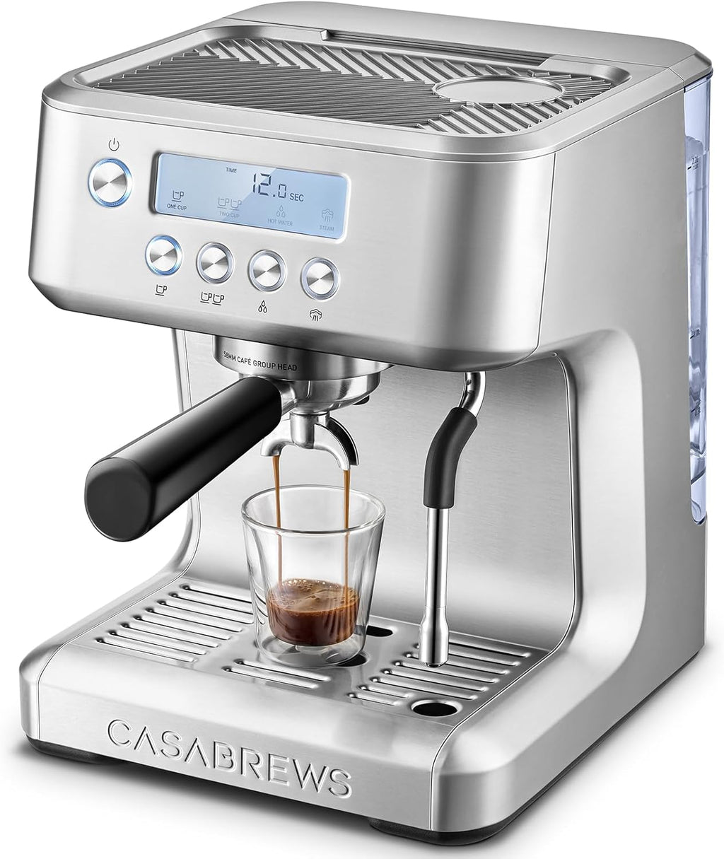 CASABREWS Ultra Espresso Machine with LCD Display, Espresso Maker with Powerful Milk Frother wourant