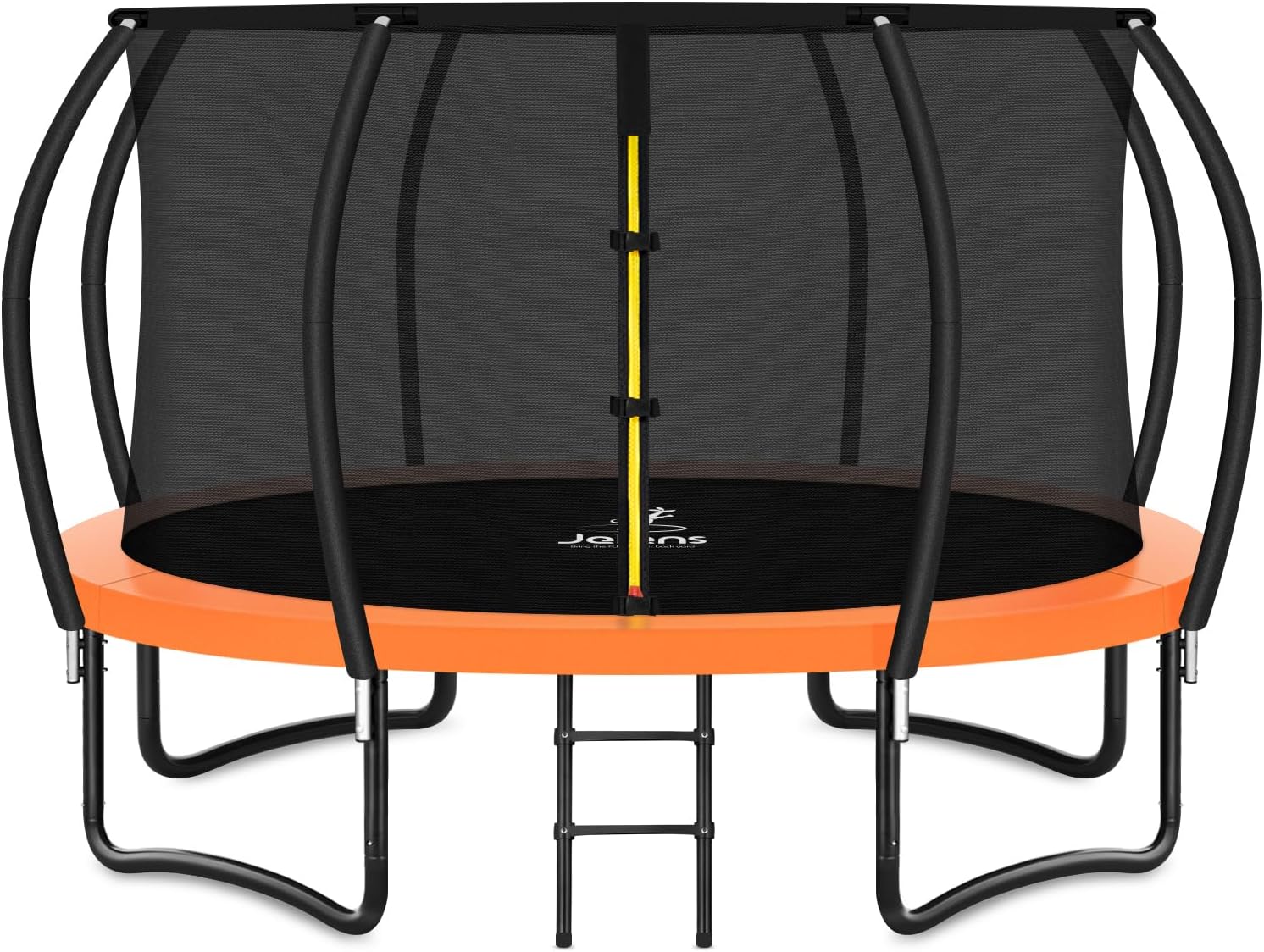 Trampoline 8FT 10FT 12FT 14FT 16FT, Recreational Trampolines with Enclosure Net and Ladder, Outdoor Anti-Rust Trampolines for Kids and Adults, ASTM Approved wourant