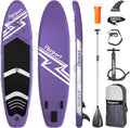 FBSPORT 11' Premium Stand Up Paddle Board, Yoga Board with Durable SUP Accessories & Carry Bag | Wide Stance, Surf Control, Non-Slip Deck, Leash, Paddle and Pump for Youth & Adult wourant