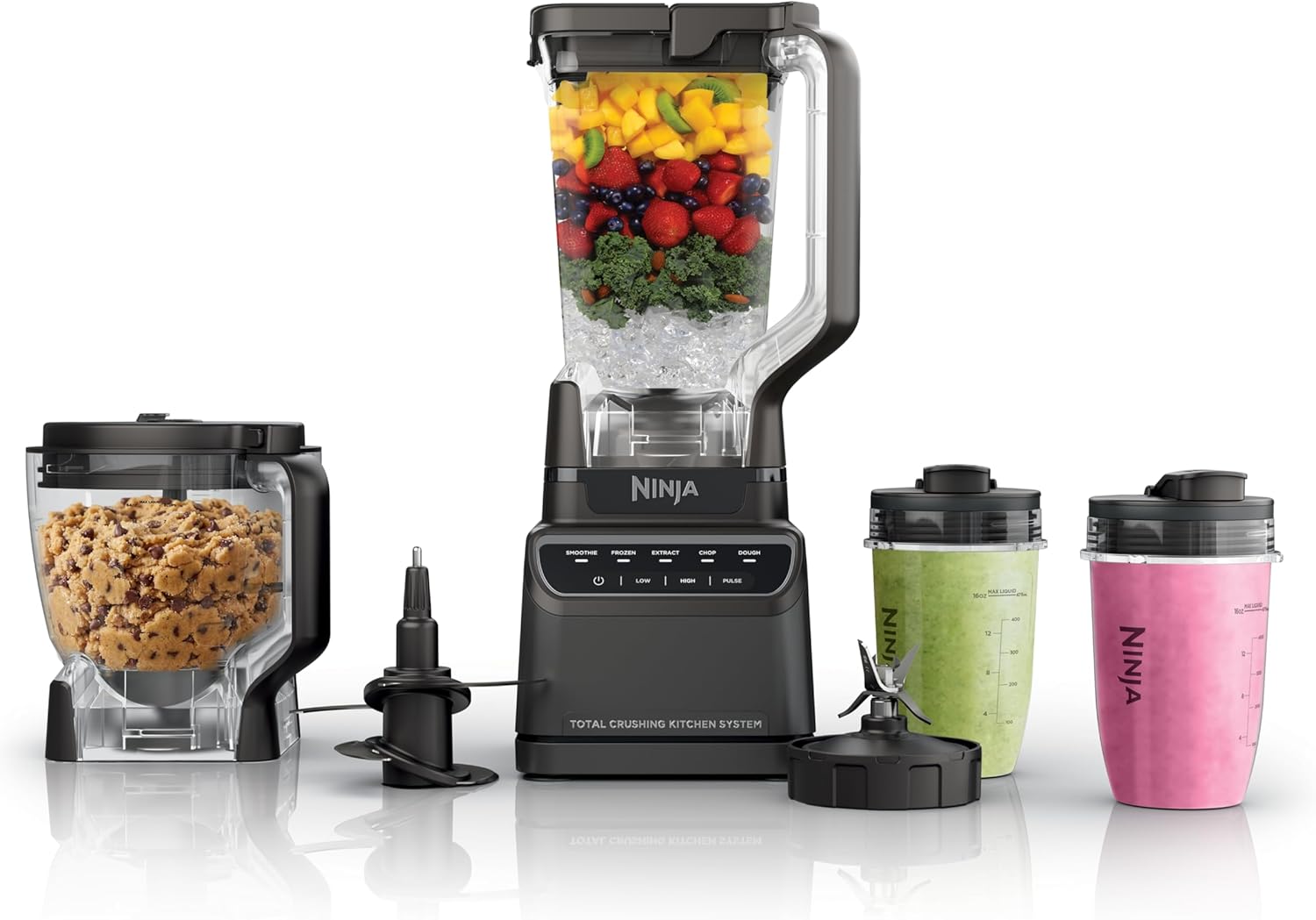 Ninja BL660 Professional Compact Smoothie & Food Processing Blender, 1100-Watts, 3 Functions wourant