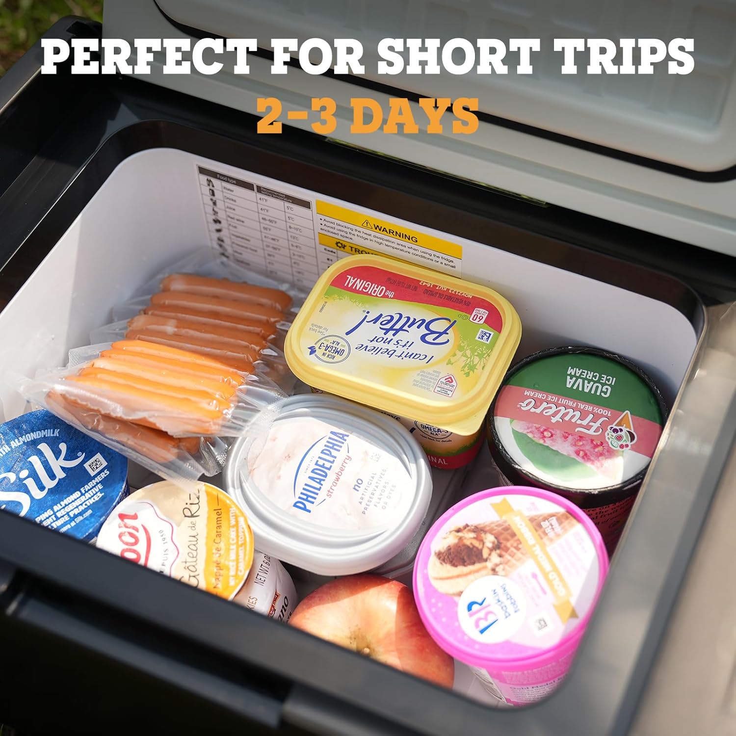 12V Refrigerator 21 Quart Portable Freezer 50 Hours Keep Cool,Electric Cooler for Vehicles Car Refrigerator 12V Portable Fridge for Car Camping Truck Van RV SUV Road Trip Travel RF20 wourant