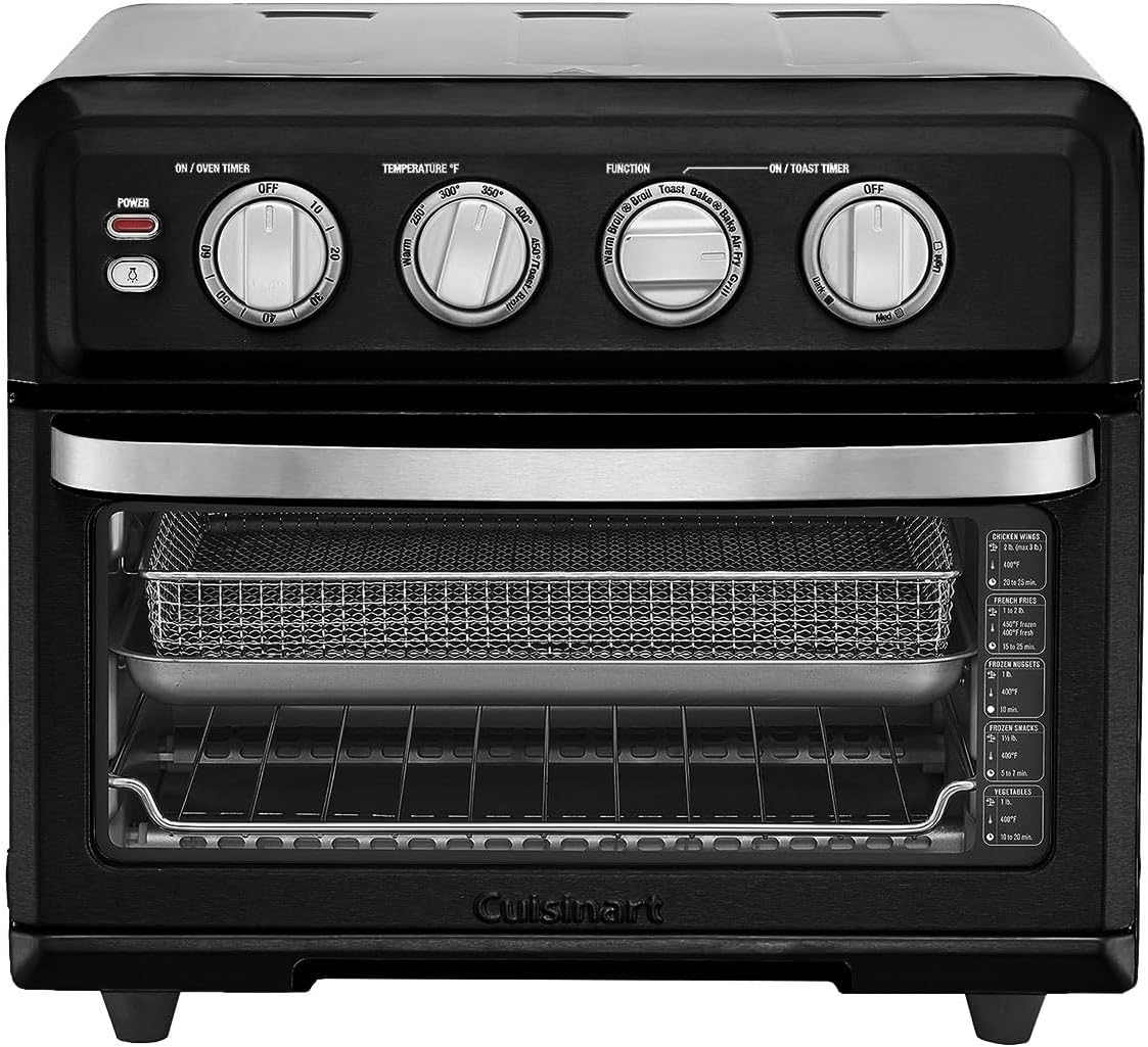 Cuisinart Air Fryer Toaster Oven with Grill, 1800W 8-1 Air Fryer Oven with Bake wourant