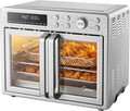 Flexify French Door Toaster Oven Air Fryer Combo 26.4 QT Extra Large Air Fryer Countertop wourant