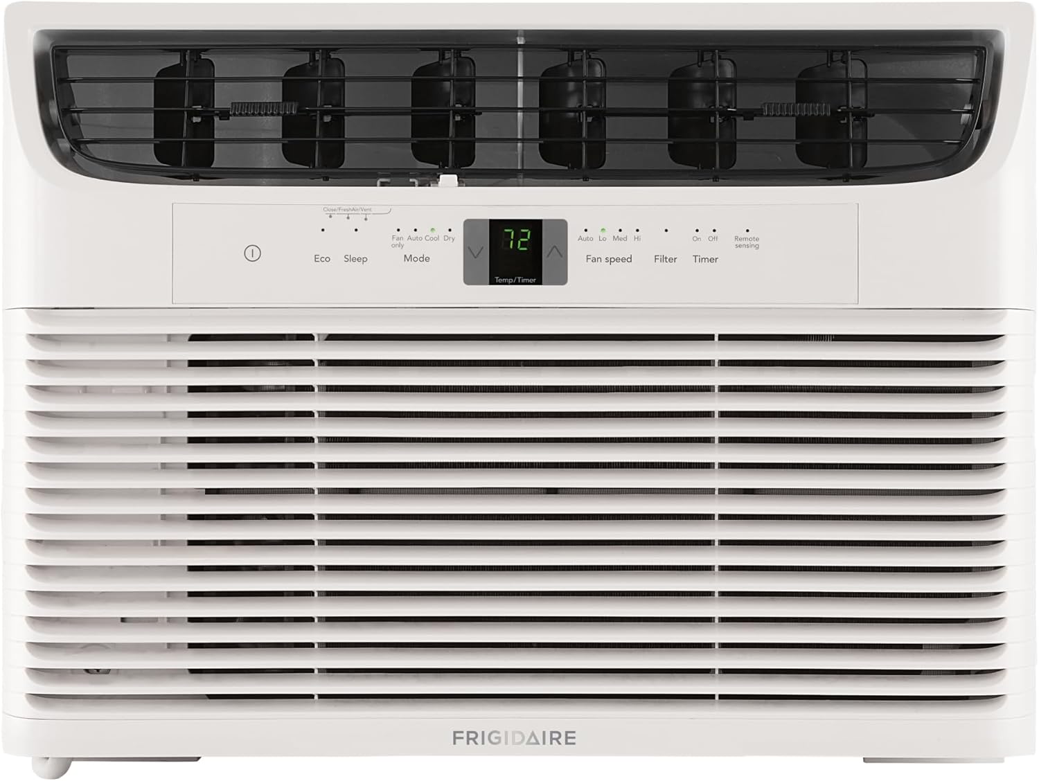 Frigidaire 5,000 BTU Window Air Conditioner with Remote Control, Cools Up to 150 Sq. Ft., Quiet Operation, Eco Mode, 3 Fan Speeds, Auto Restart, White wourant