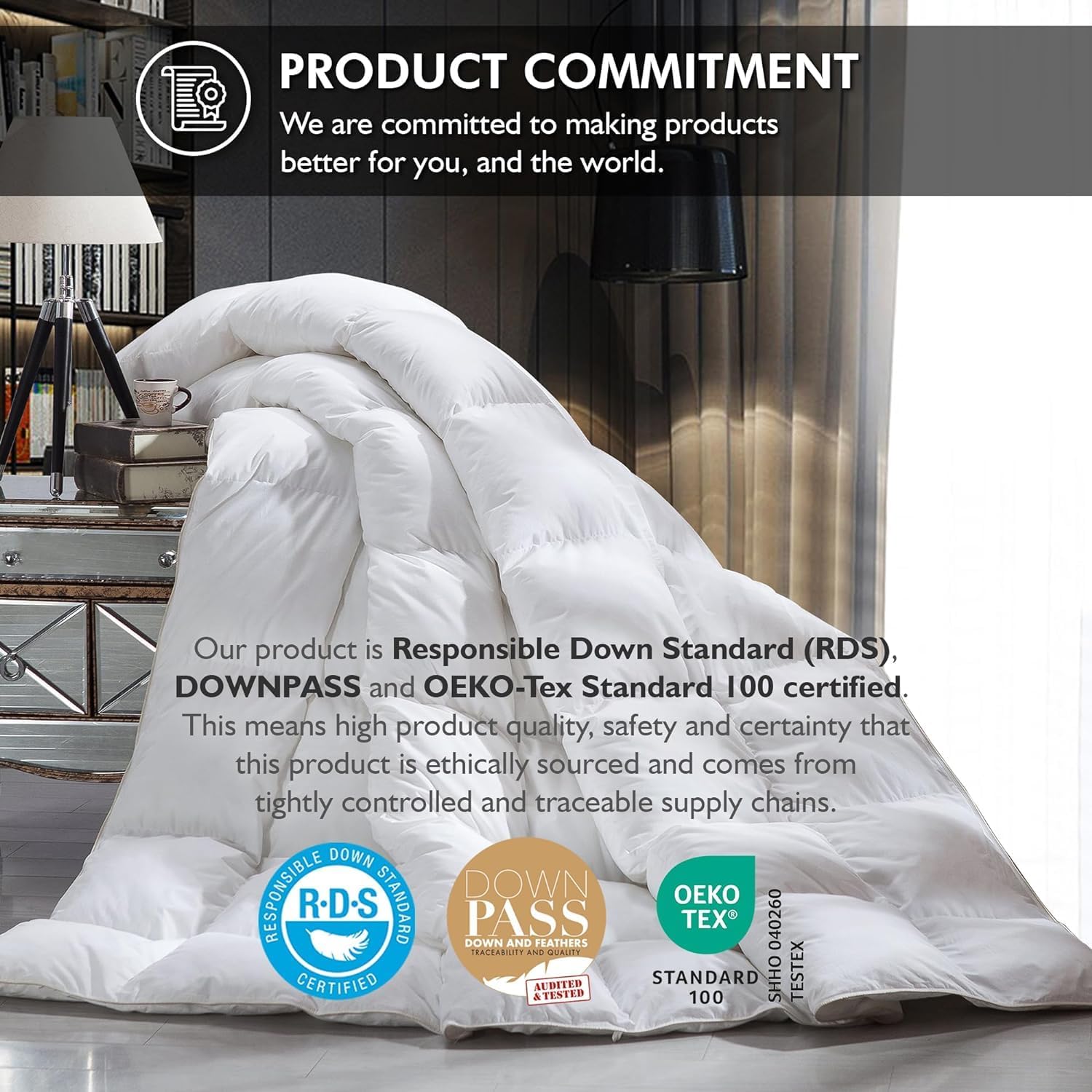 Baffle Box Design Comforter Duvet wourant