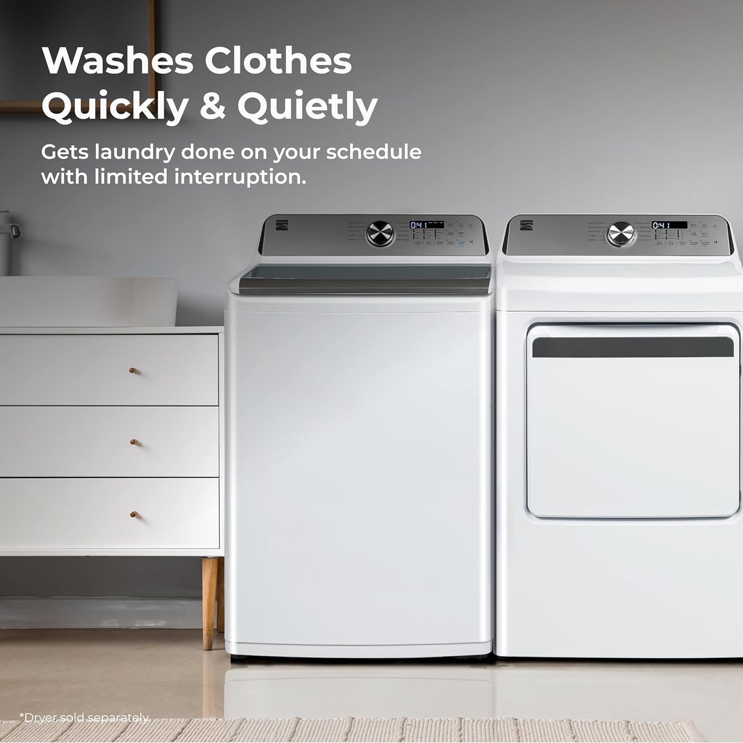 Kenmore 4.5 cu. ft. Top Load Washer with Triple Action Impeller for Tough Dirt Stains wourant