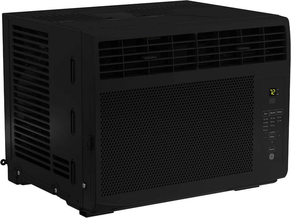 GE Window Air Conditioner Unit, 6,000 BTU for Small Rooms up to 250 sq ft. with Adjustable Fan and Cooling Settings, Perfect for Small Bedroom or Living Room, Easy Install Kit Included, White wourant