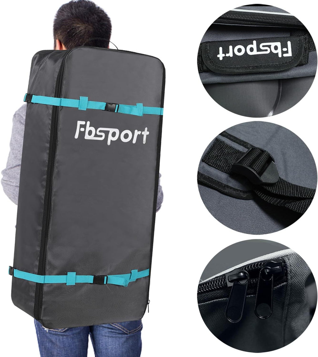FBSPORT 11' Premium Stand Up Paddle Board, Yoga Board with Durable SUP Accessories & Carry Bag | Wide Stance, Surf Control, Non-Slip Deck, Leash, Paddle and Pump for Youth & Adult wourant