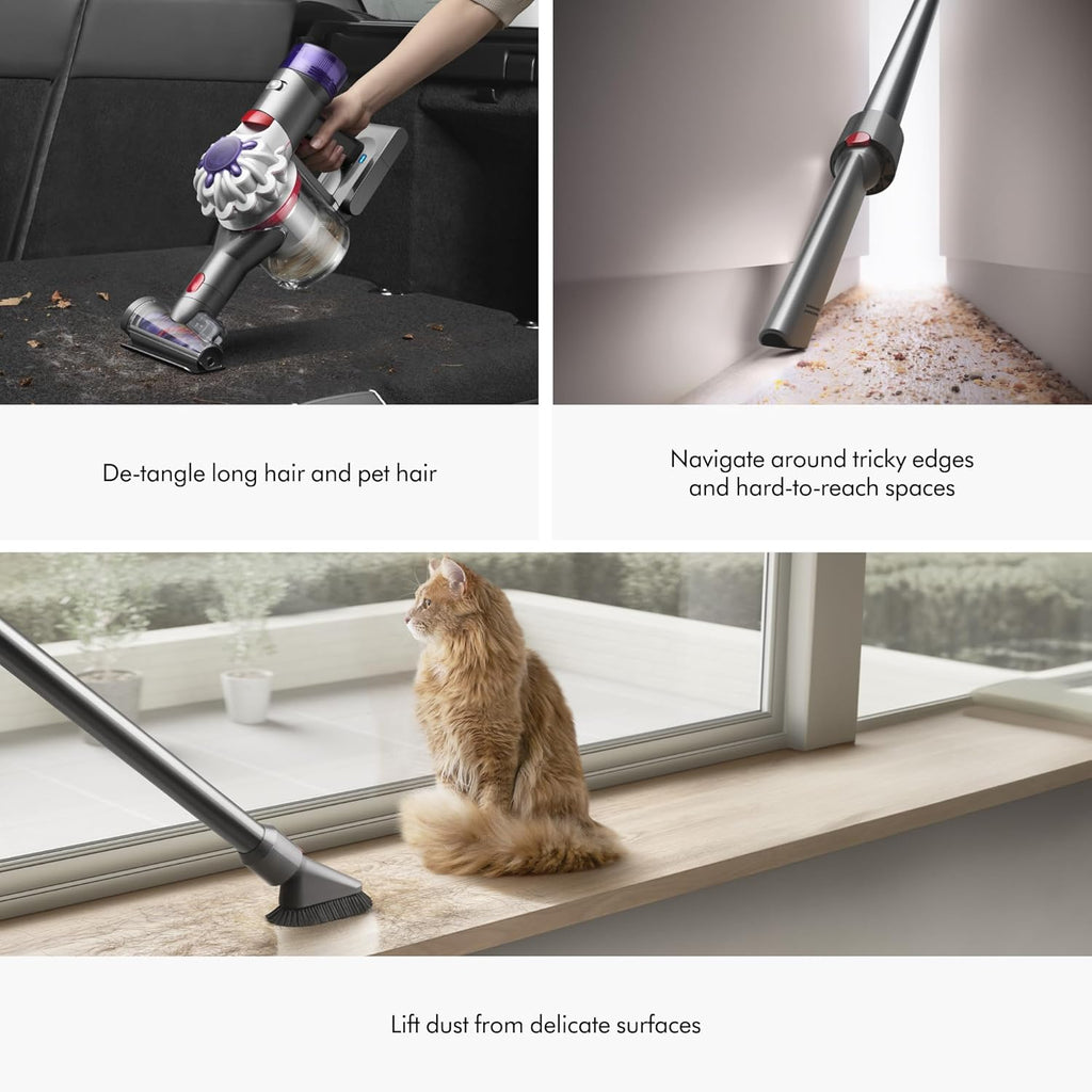 Dyson V8 Plus Cordless Vacuum, Cleans Hard Floors and Carpets, Detangles, Converts to Handheld, 115AW, 2 Power Modes, Up to 40 Minutes¹ woonhhop