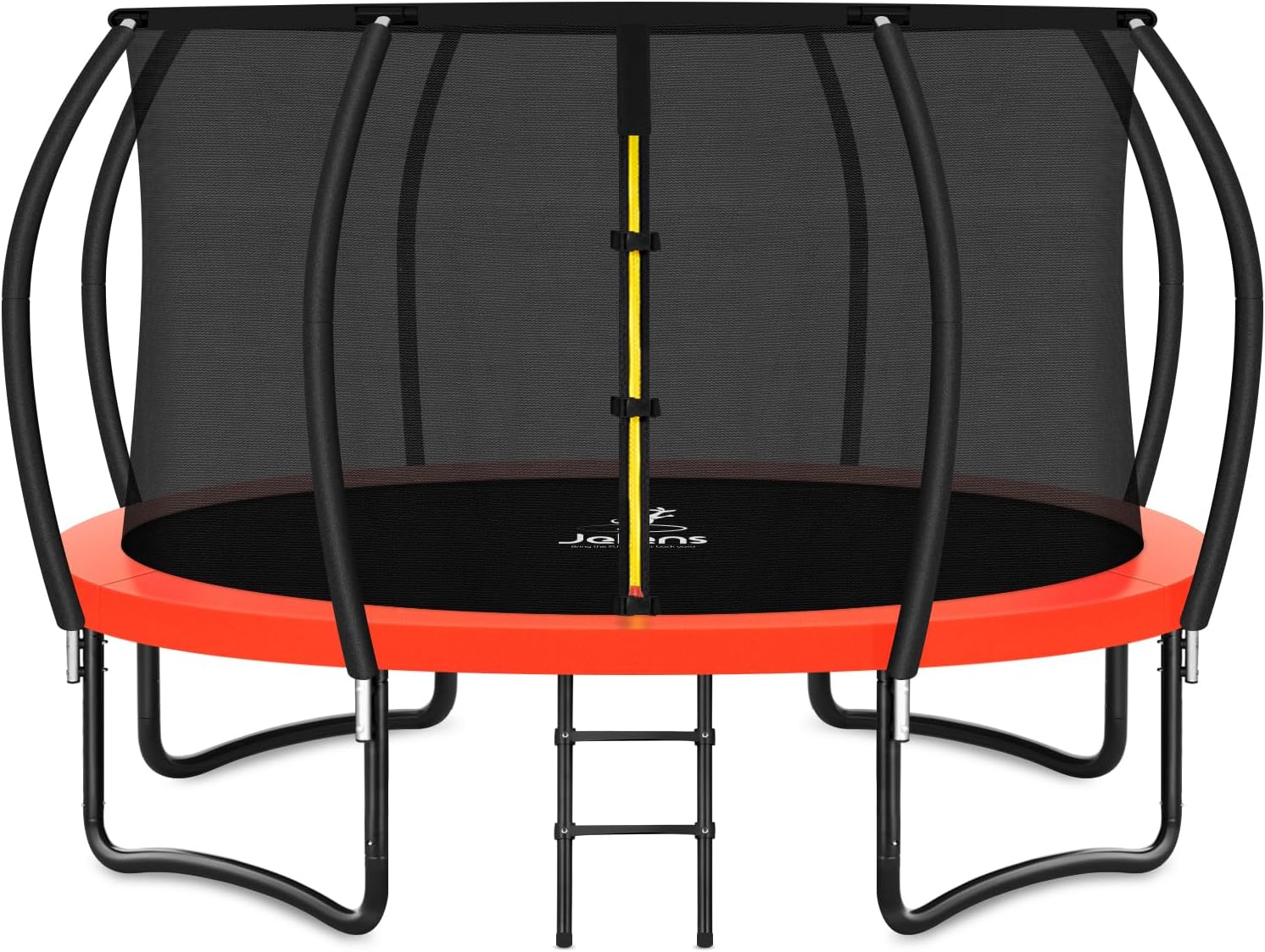 Trampoline 8FT 10FT 12FT 14FT 16FT, Recreational Trampolines with Enclosure Net and Ladder, Outdoor Anti-Rust Trampolines for Kids and Adults, ASTM Approved wourant