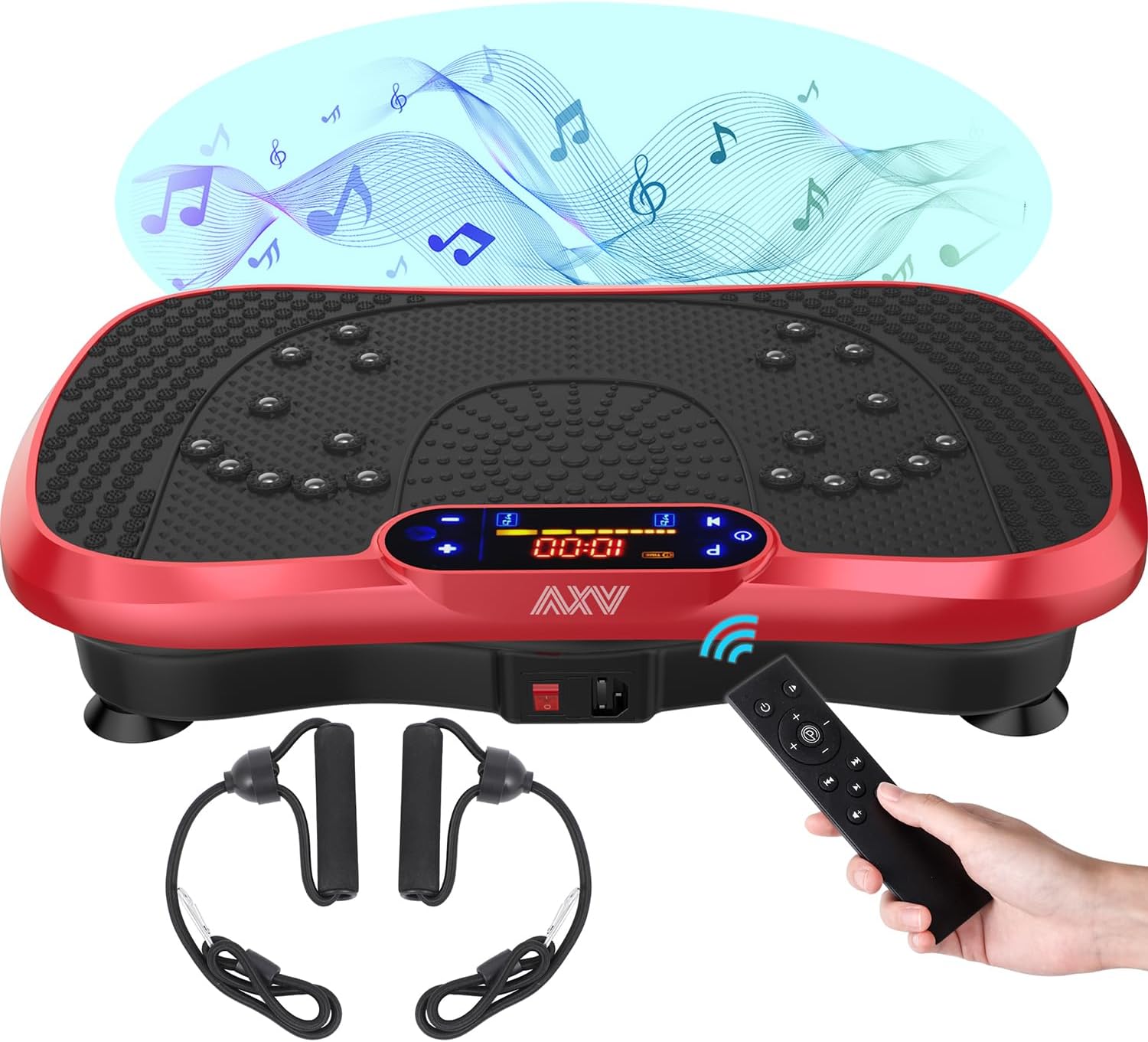 AXV Vibration Plate Fitness Platform Trainer Suitable for men and women to lose weight and burn fat at the gym wourant