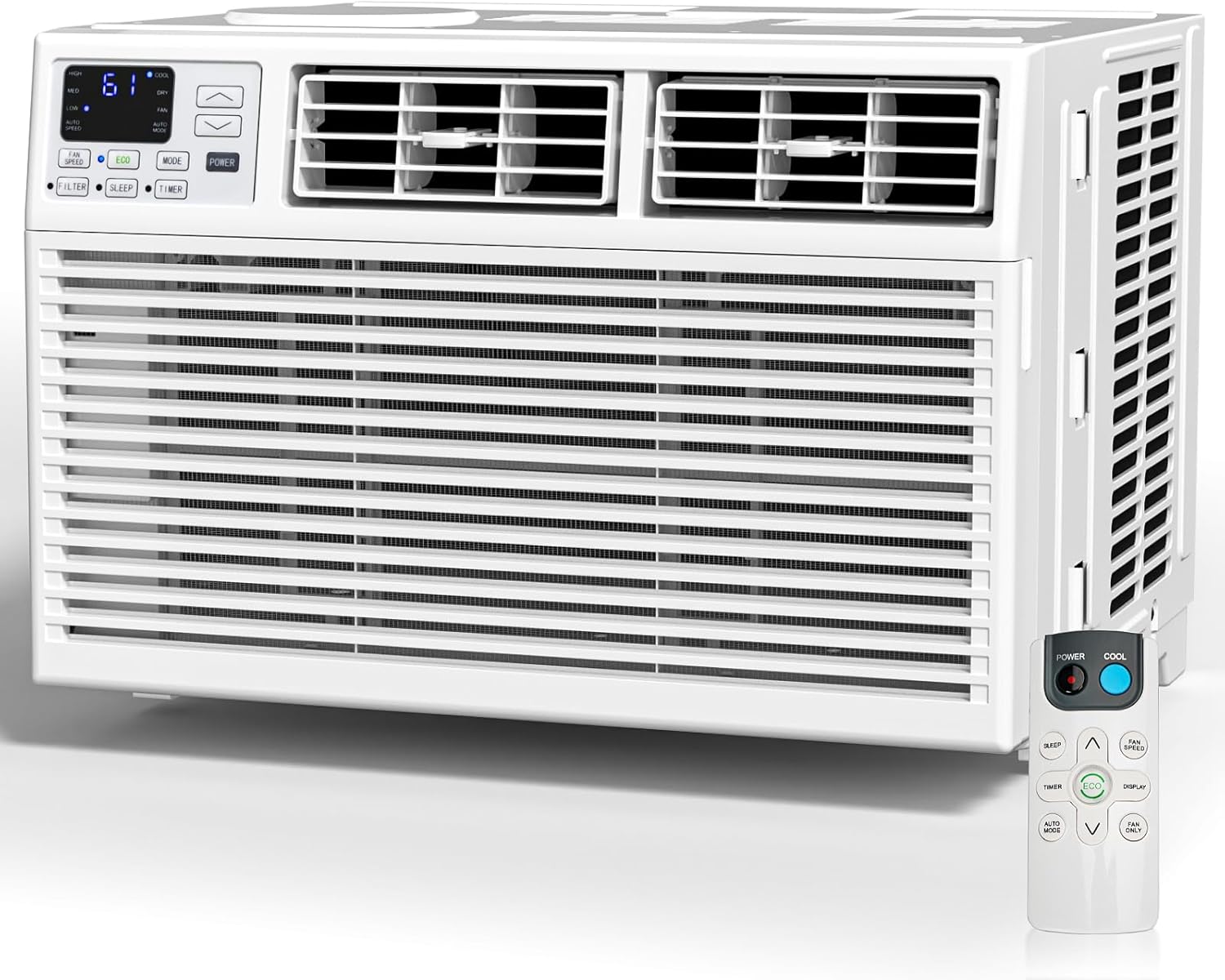 Antarctic Star 12,000 BTU U-Shaped Window Air Conditioner Unit Cools up to 550 Sq.Ft. with 6 Modes 24H Timer, Ultra Quiet Window AC Units wourant