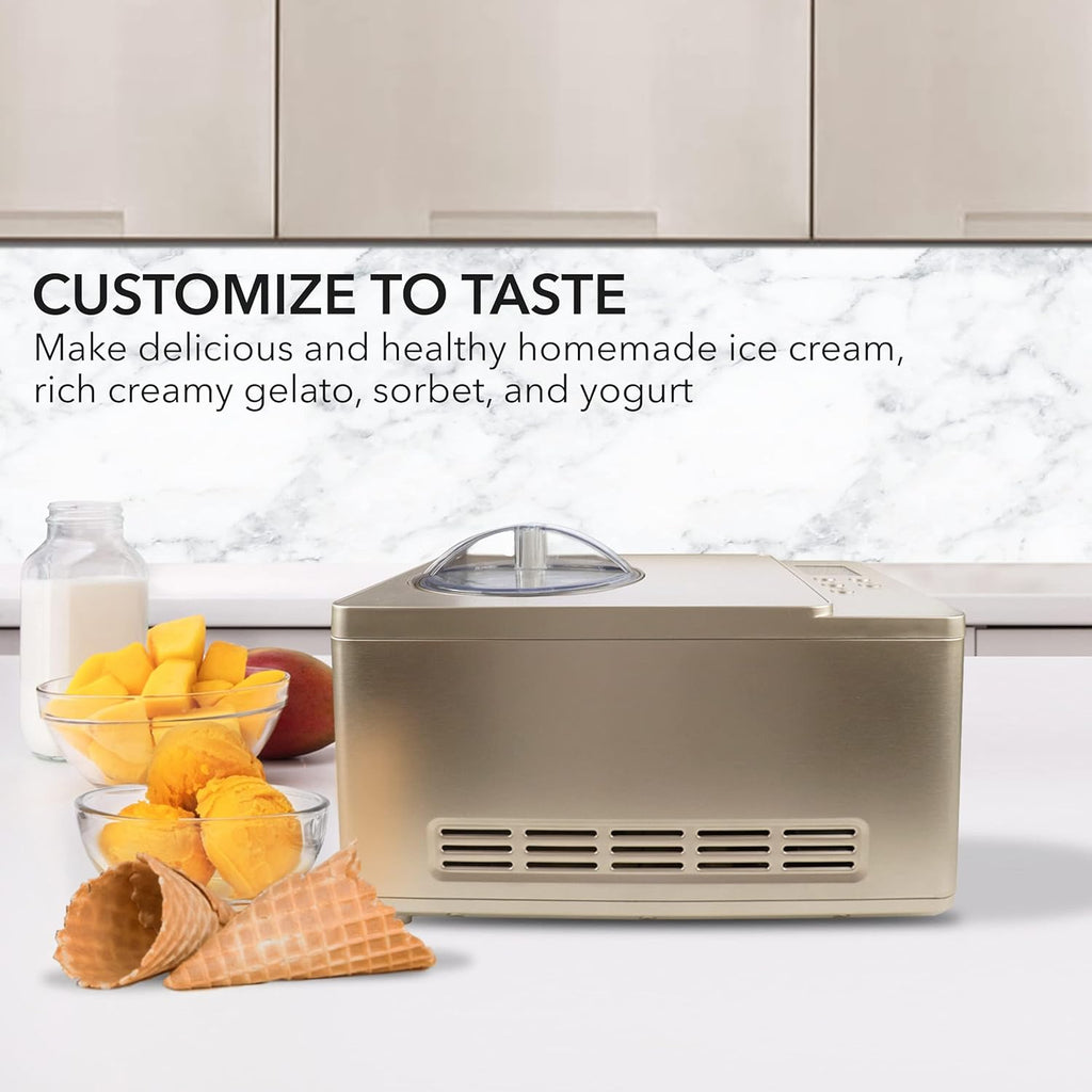 Whynter ICR-300SS 0.5-Quart Stainless Steel Rolled Ice Cream Maker With Compressor wourant