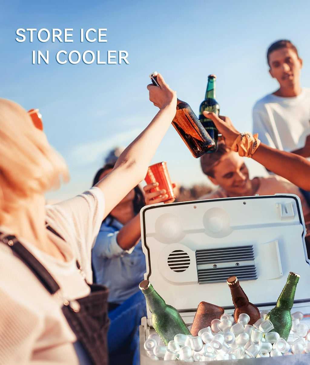 ecozy Portable Ice Maker Countertop, 9 Cubes Ready in 6 Mins, 26 lbs in 24 Hours, Self-Cleaning Machine wourant
