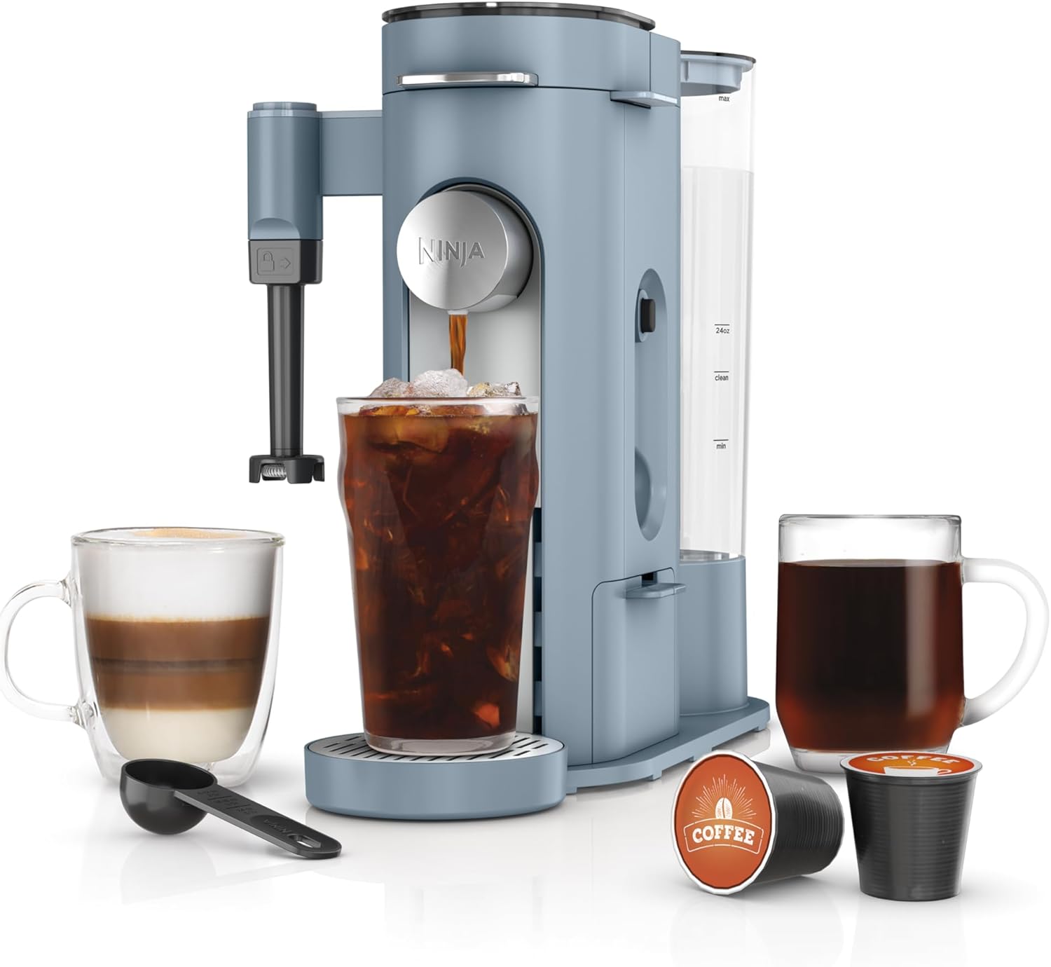 Ninja Pod & Grounds Single-Serve Coffee Maker 56-oz. Reservoir Stone PB051ST wourant