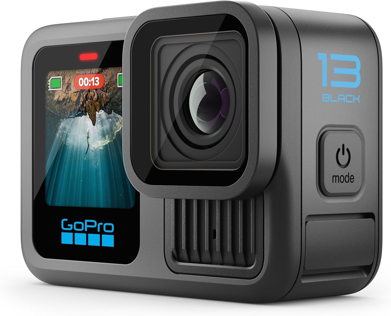 Black - Waterproof Action Camera with 5.3K60 Video, 27MP Photo + Compatability with HB-Series Lenses wourant