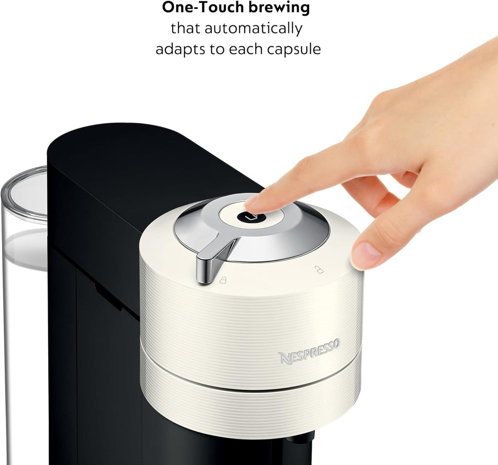 Nespresso Vertuo Next Coffee and Espresso Maker by De'Longhi, White wourant