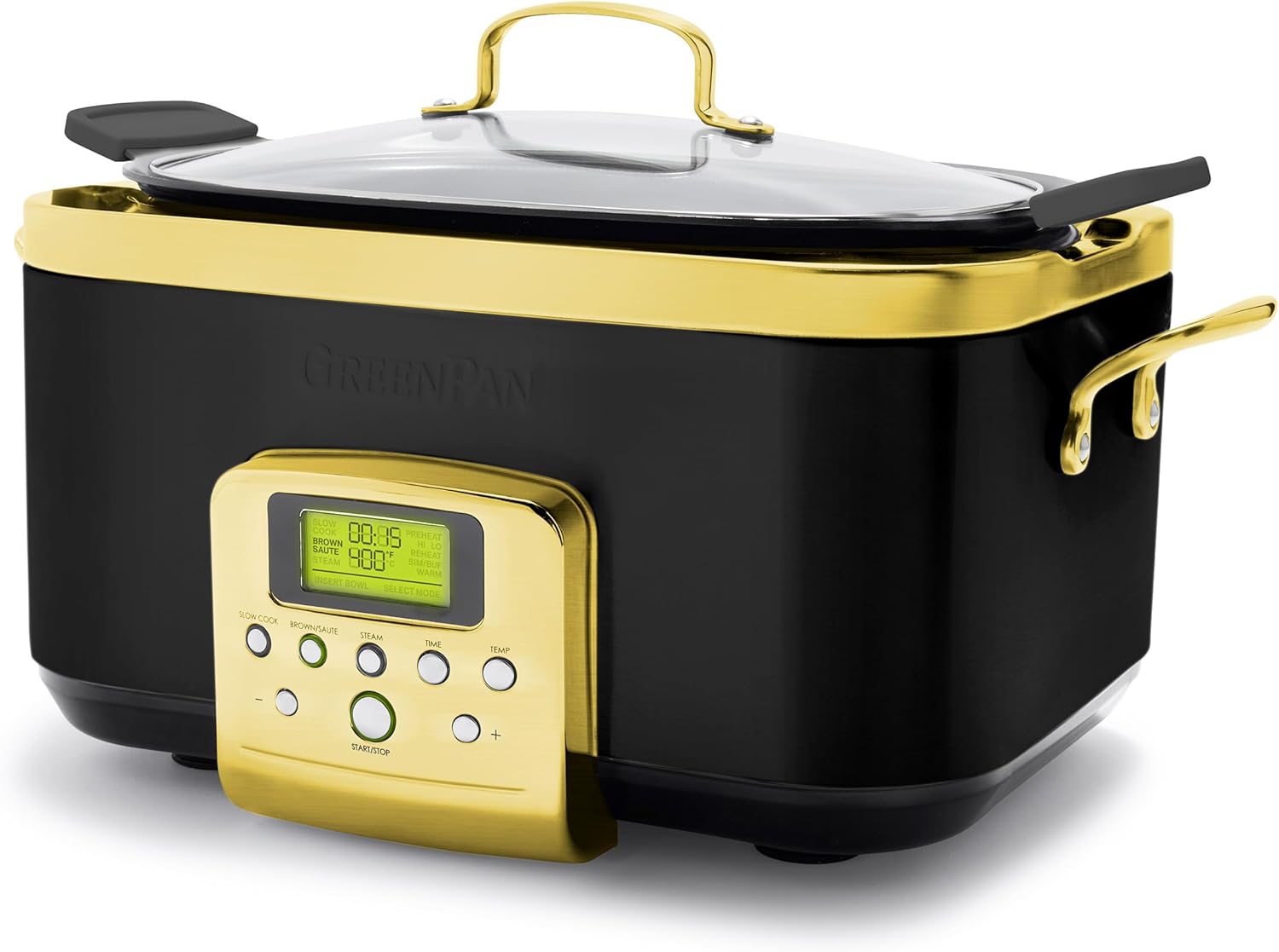 8-in-1 Programmable 6QT Electric Slow Cooker with Dishwasher-Safe Lid and Removable Base wourant