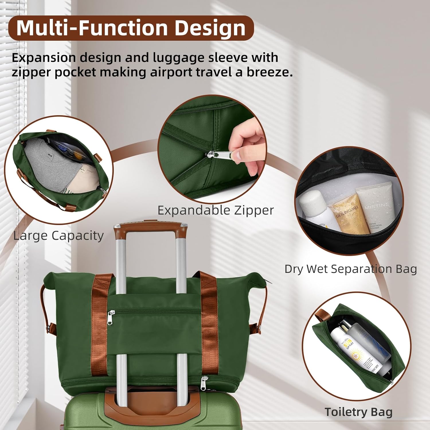 6-piece luggage set, expandable hardshell suitcase set with spinner wheels, lightweight rolling luggage set wourant