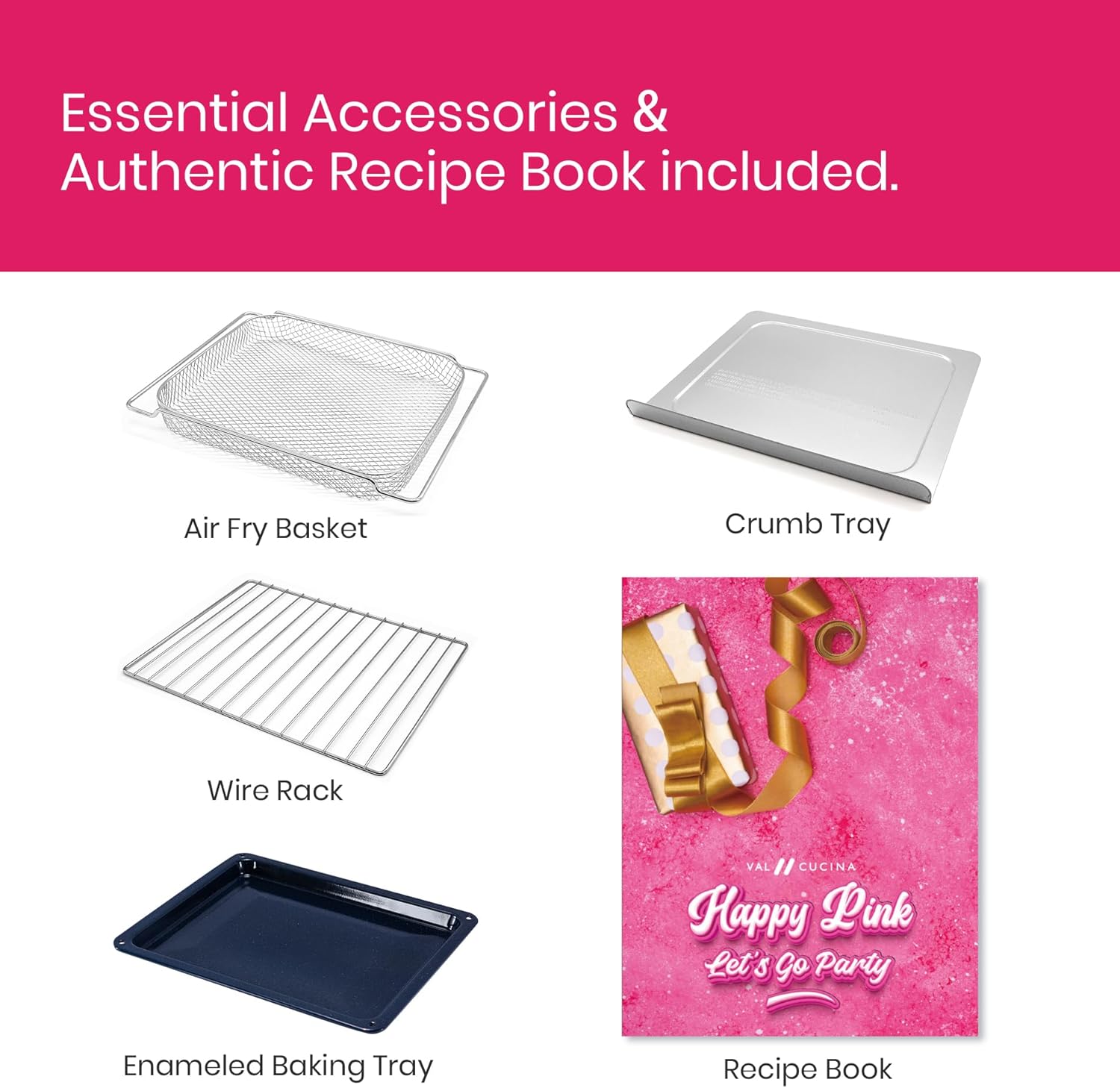 Infrared Heating Air Fryer Toaster Oven, Extra Large Countertop Convection Oven 10-in-1 Combo, 6-Slice Toast, Enamel Baking Pan Easy Clean with Recipe Book, Black Matte Stainless Steel wourant