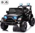 12V Kids Electric Ride on Truck Car Remote Control, Twin 35W Motors 3.5MPH Max Speed, Bluetooth USB Music Player, 4 Wheels Suspension LED Lights Safety Belt, Gift for Boy & Girl-Rosy wourant