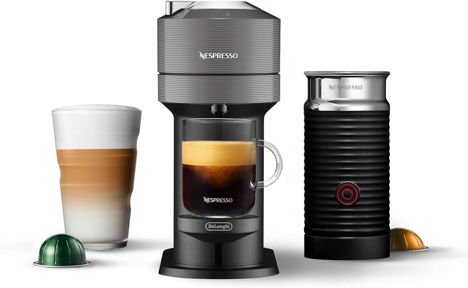 Nespresso Vertuo Next Coffee and Espresso Maker by De'Longhi, White wourant