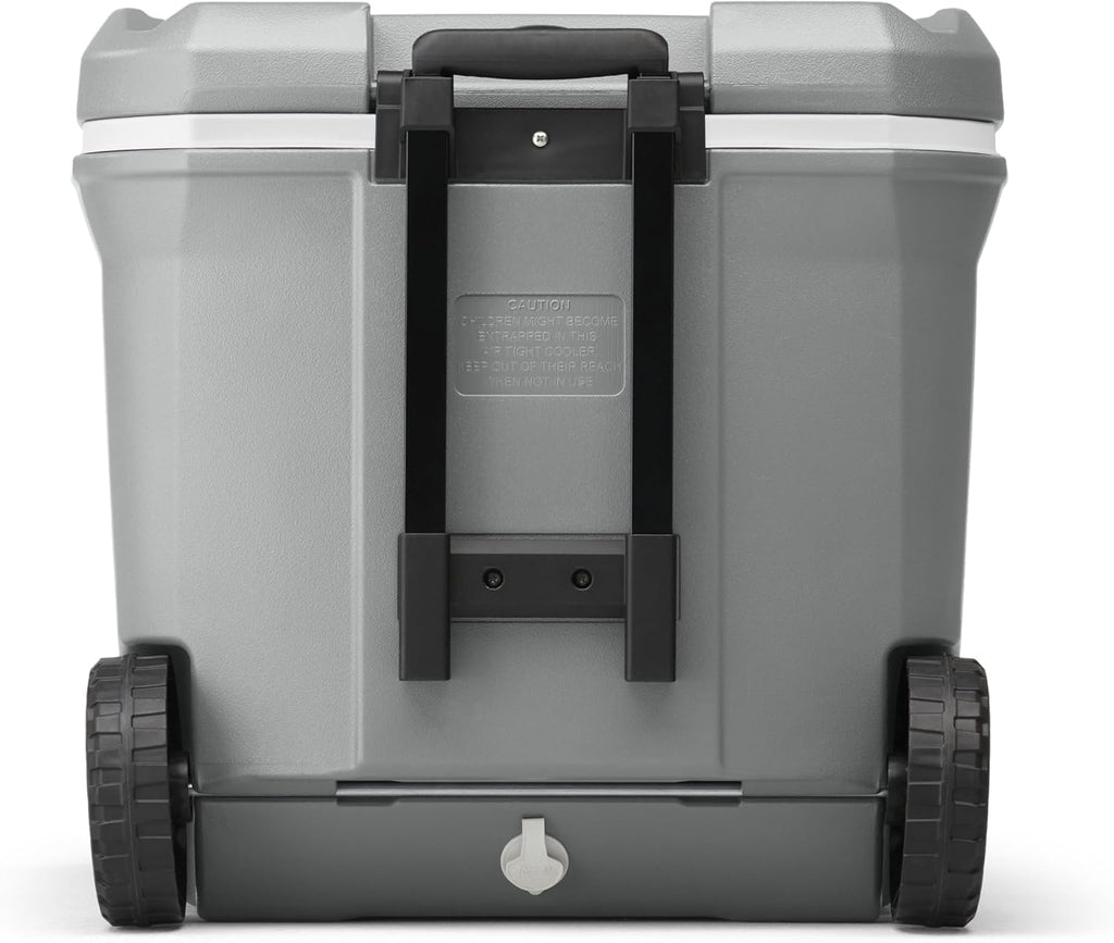 Coleman Insulated Portable Rolling Cooler with Wheels, Leak-Proof Outdoor Hard Cooler, Keeps Ice for Up to 5 Days, 100 Quart wourant