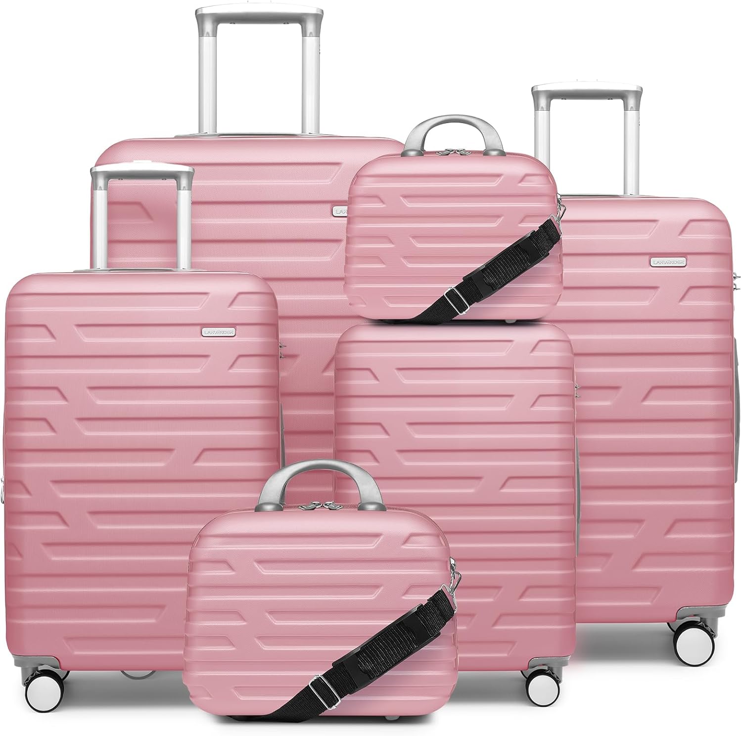 Luggage 6-piece hardshell expandable suitcase lightweight travel carry-on luggage set wourant