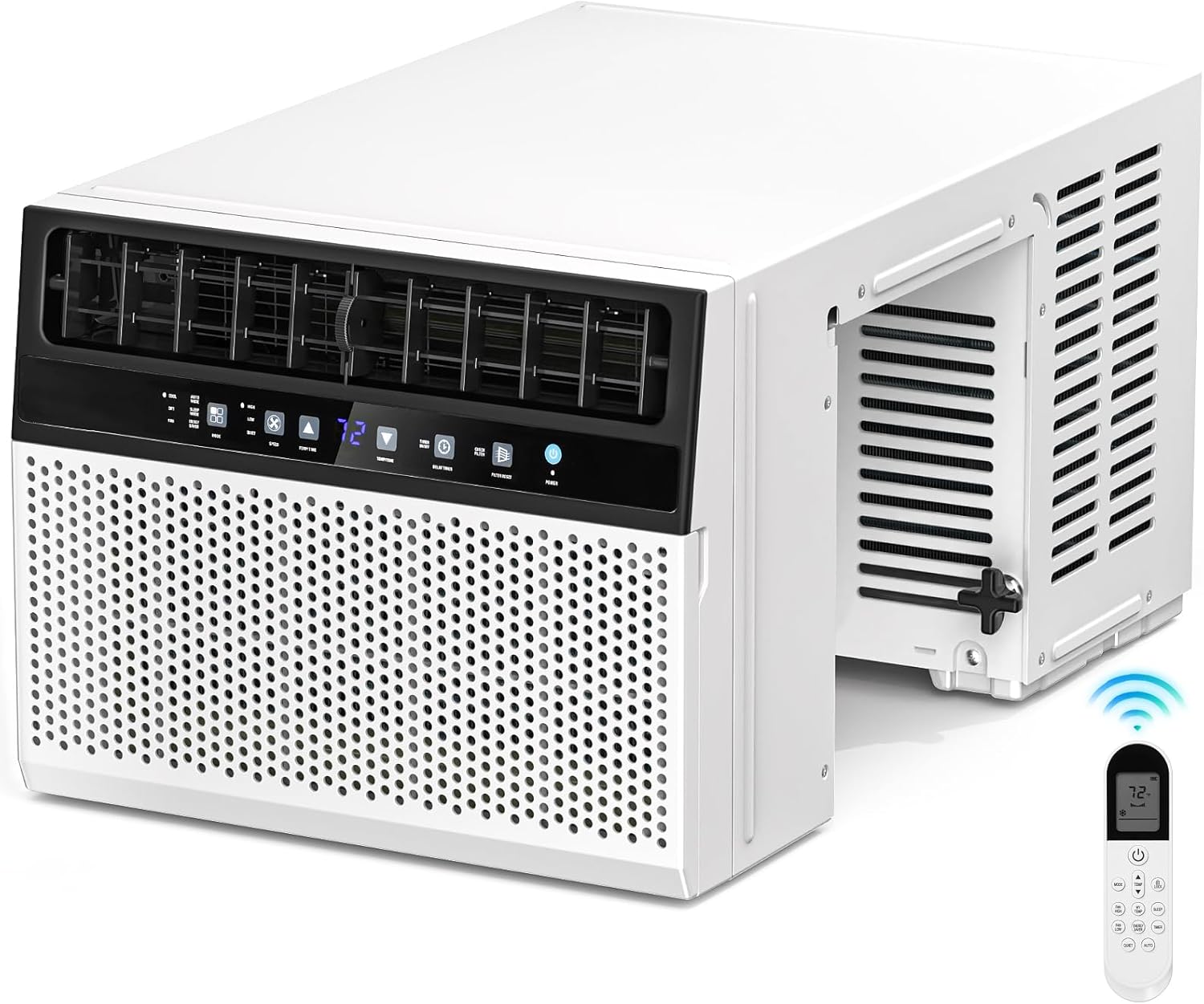 Antarctic Star 12,000 BTU U-Shaped Window Air Conditioner Unit Cools up to 550 Sq.Ft. with 6 Modes 24H Timer, Ultra Quiet Window AC Units wourant