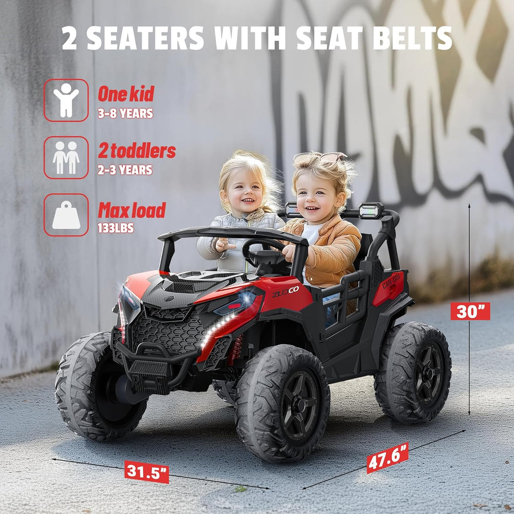 Pink all-terrain car travel electric toy truck wourant