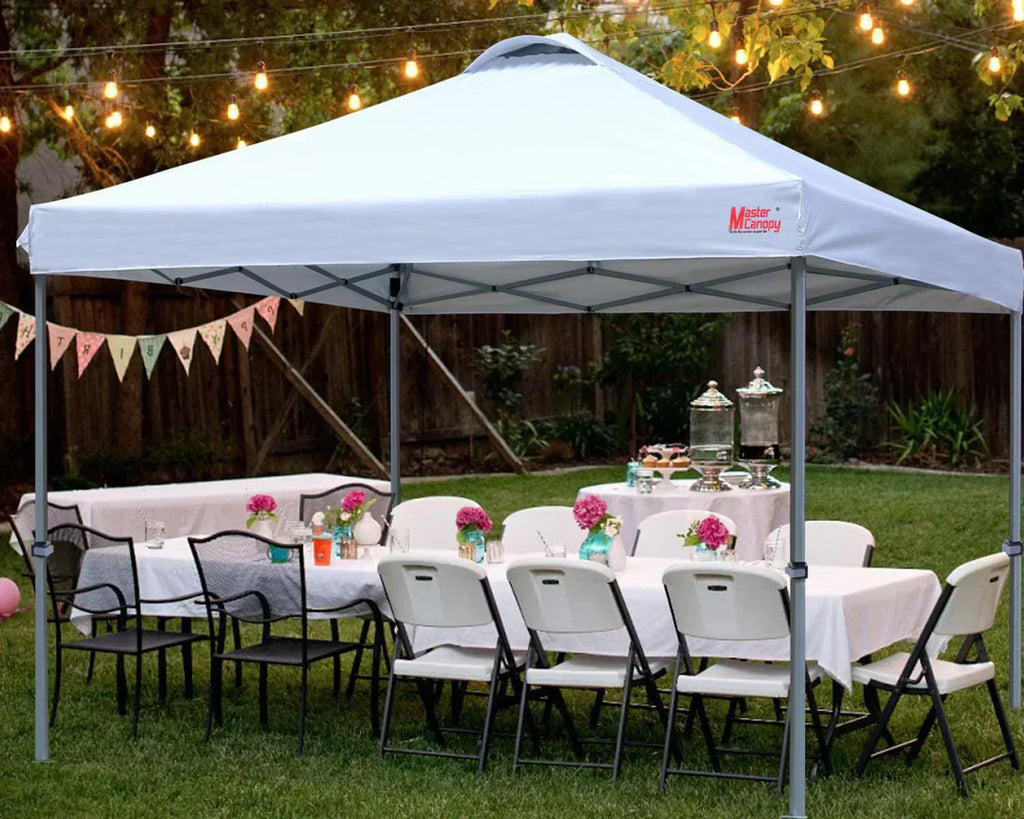 Durable Pop-up Canopy Tent with Roller Bag (10x10 Black) wourant
