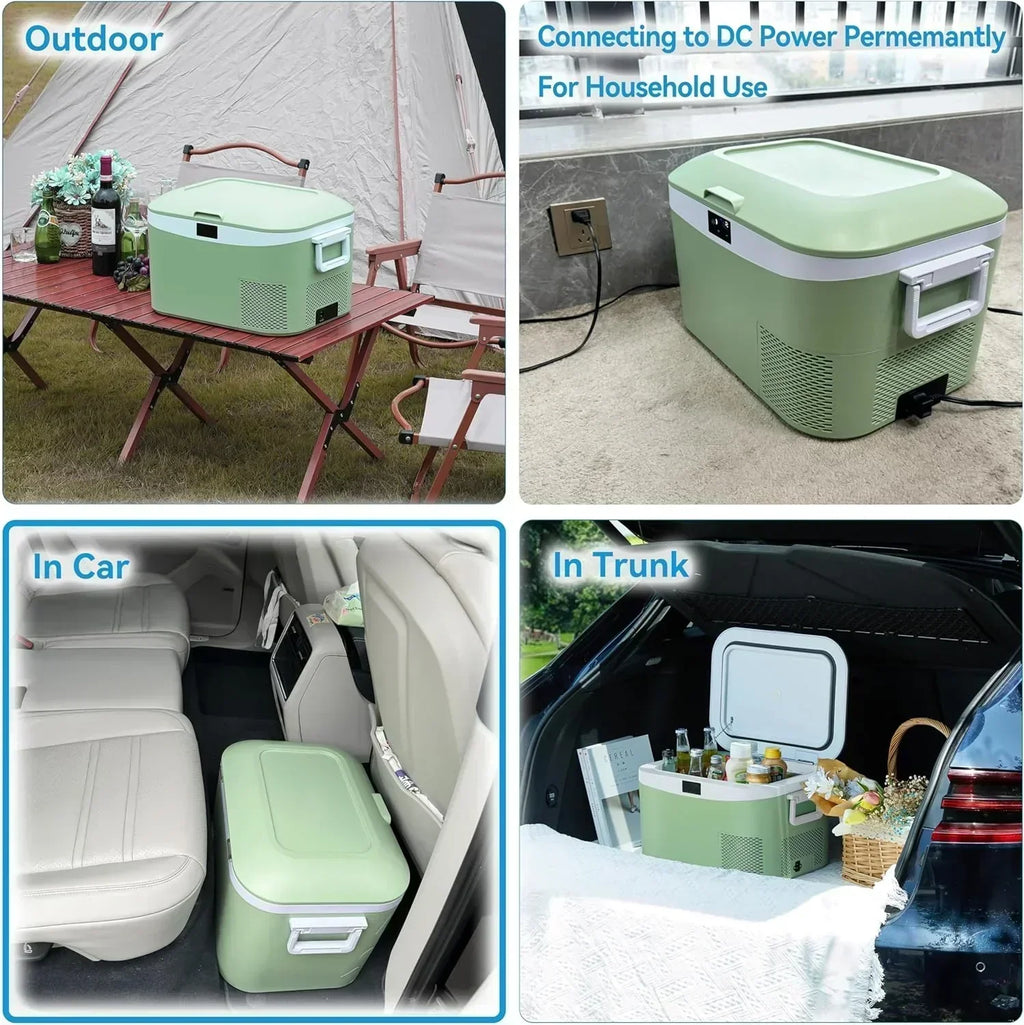 Car Fridge Portable 12 Volt Refrigerator 23 Quart (22 Liter) Freezer Compressor Cooler 12V/24V wourant