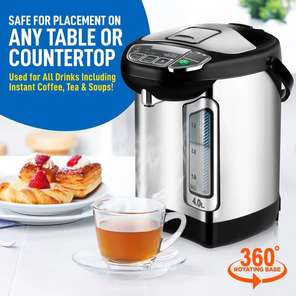 NutriChef Water Heater and Hot Water Dispenser 8L Electric Beverage Dispenser wourant