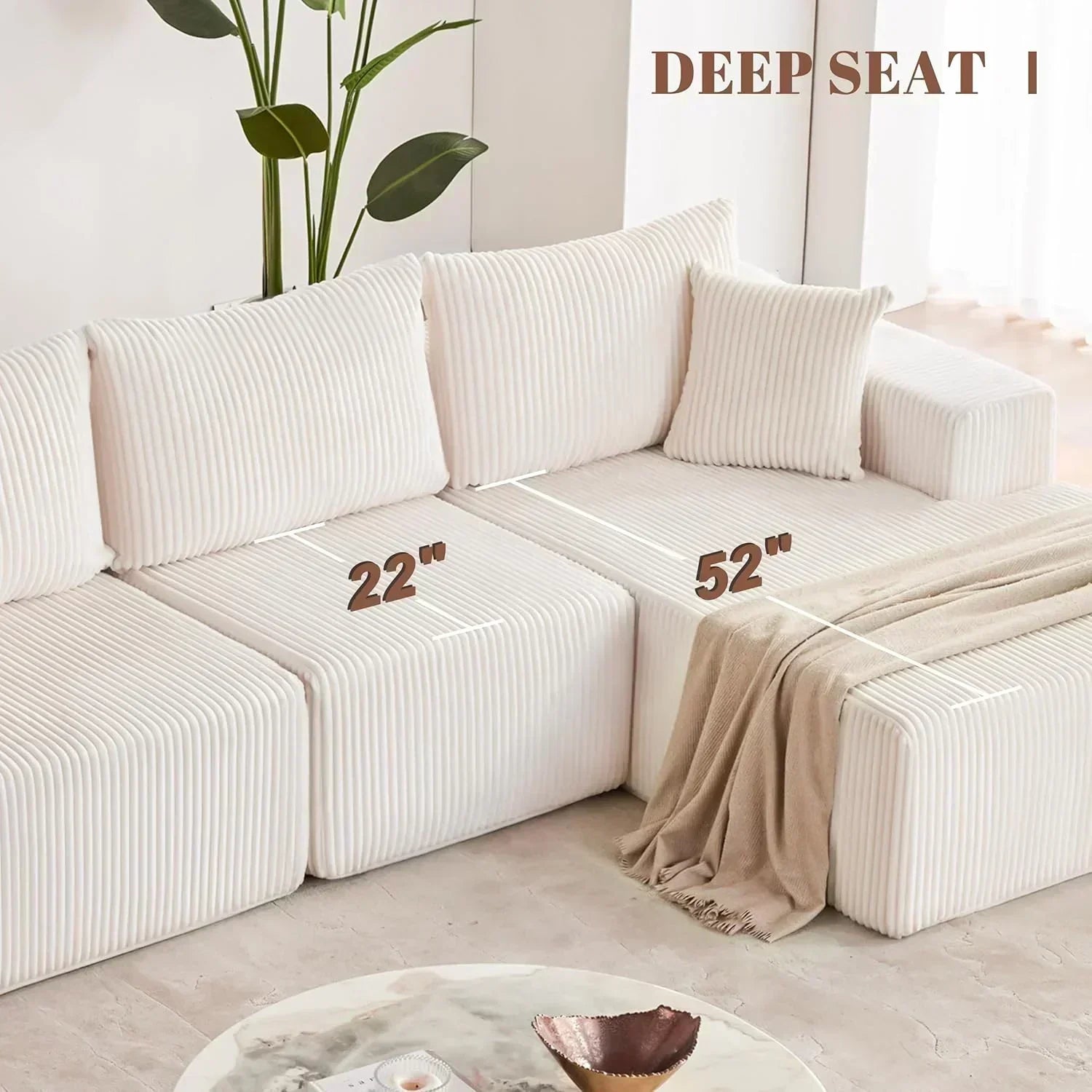 108 inch sectional sofa cloud sectional sofa with deep seat modern sectional L shaped sofa wourant