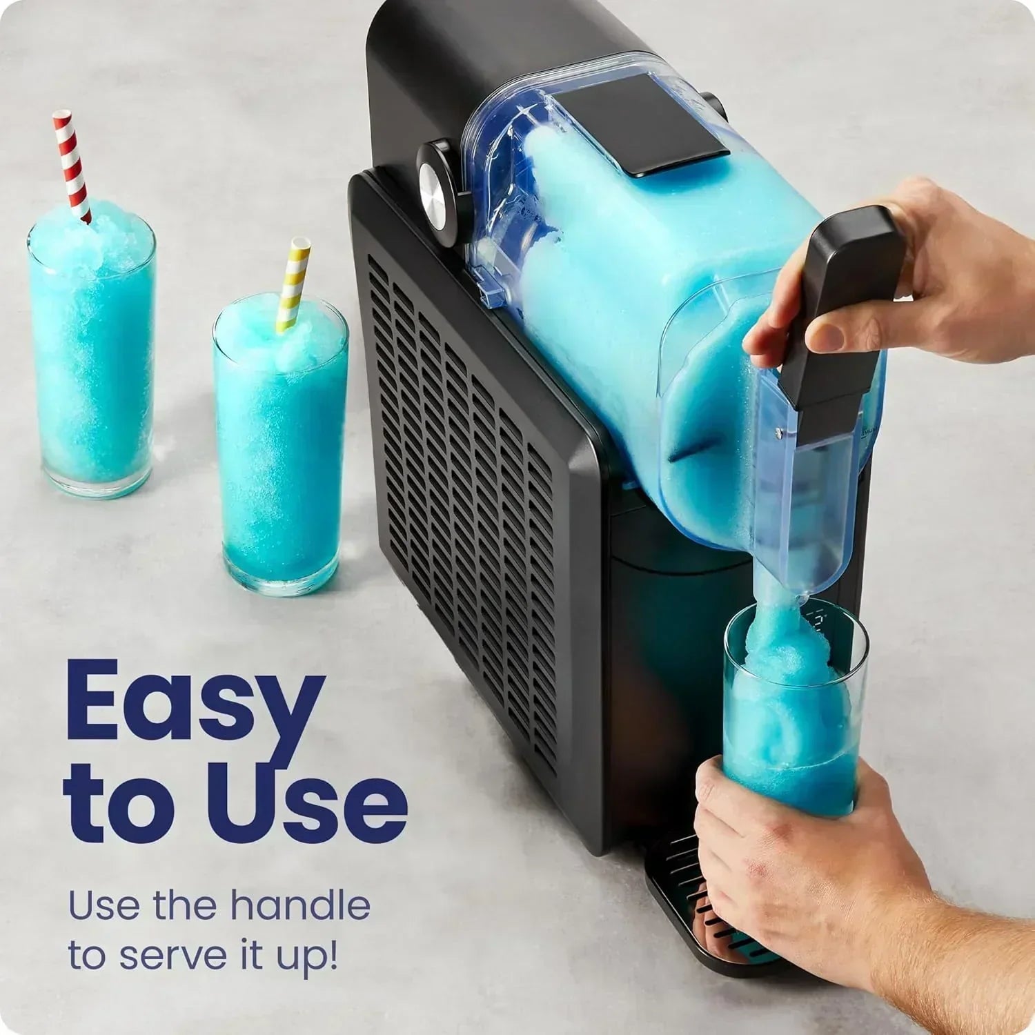 Iceman Slush-Ease Smoothie Maker Frozen Drink Maker 5 presets custom options easy dispensing wand wourant
