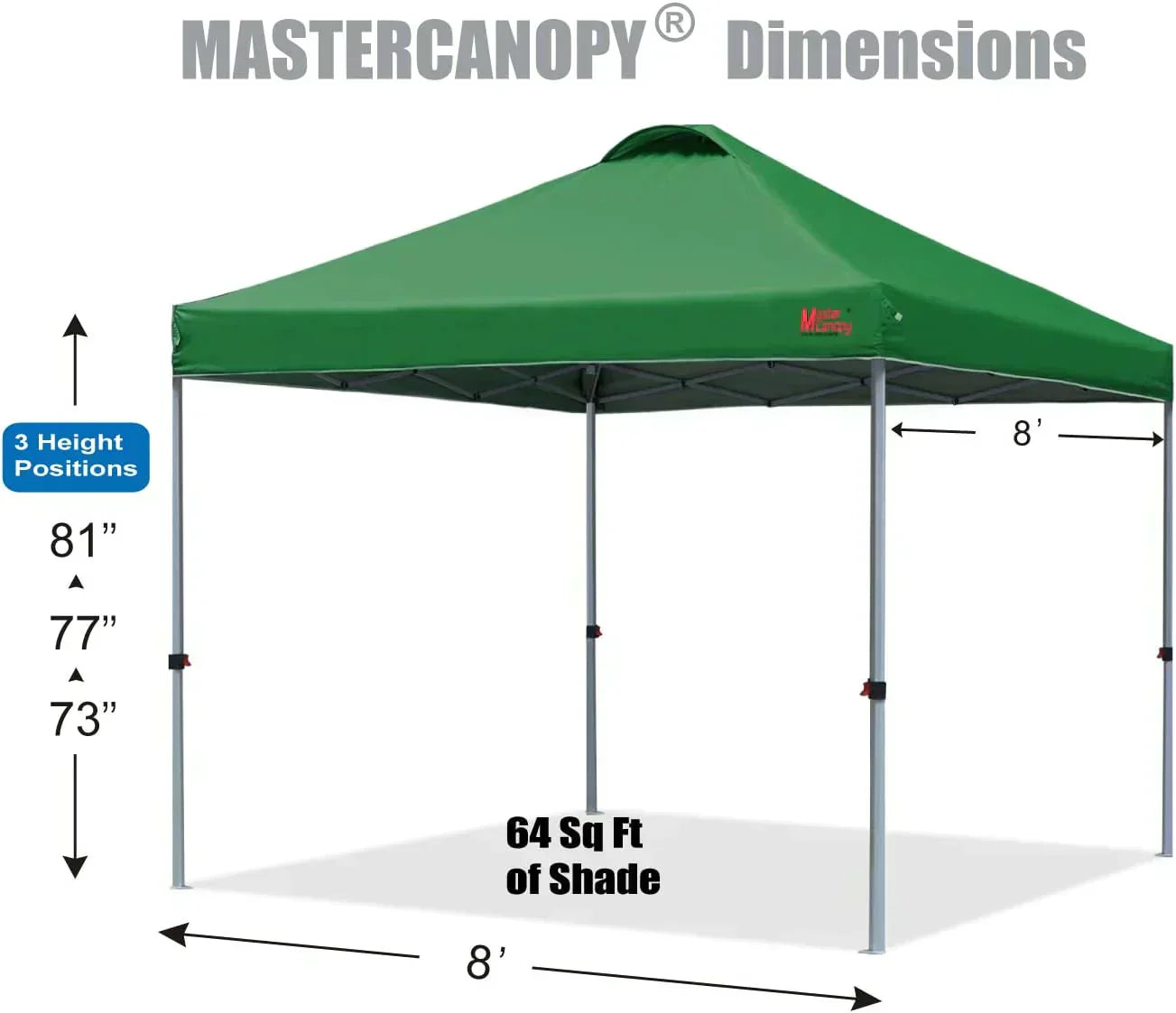Durable Pop-up Canopy Tent with Roller Bag (10x10 Black) wourant