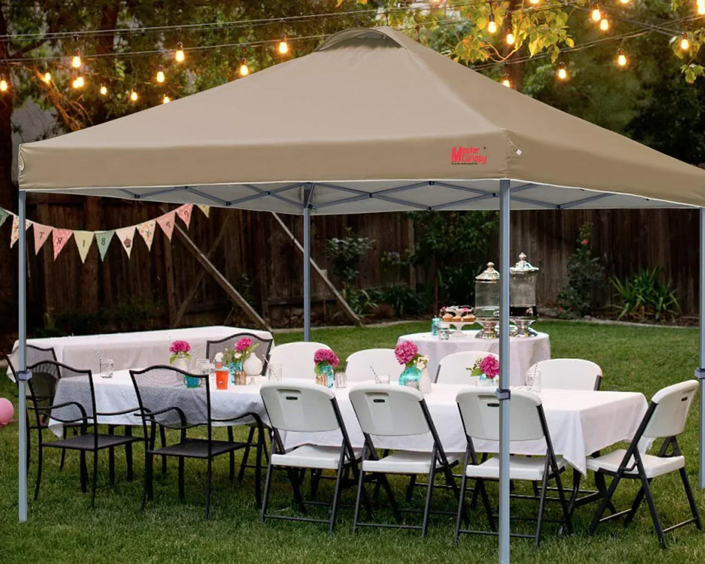 Durable Pop-up Canopy Tent with Roller Bag (10x10 Black) wourant