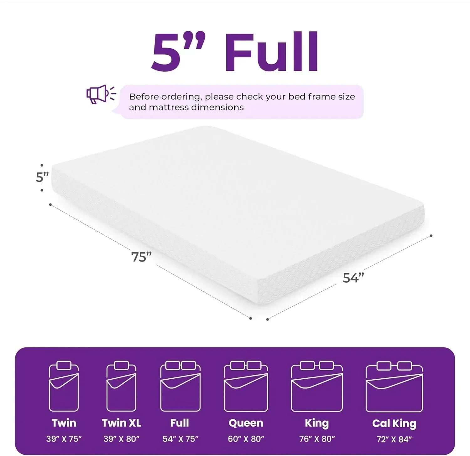 GAESTE 8-inch Fully Cooling Gel Memory Foam Mattress Mattress-in-a-Box wourant