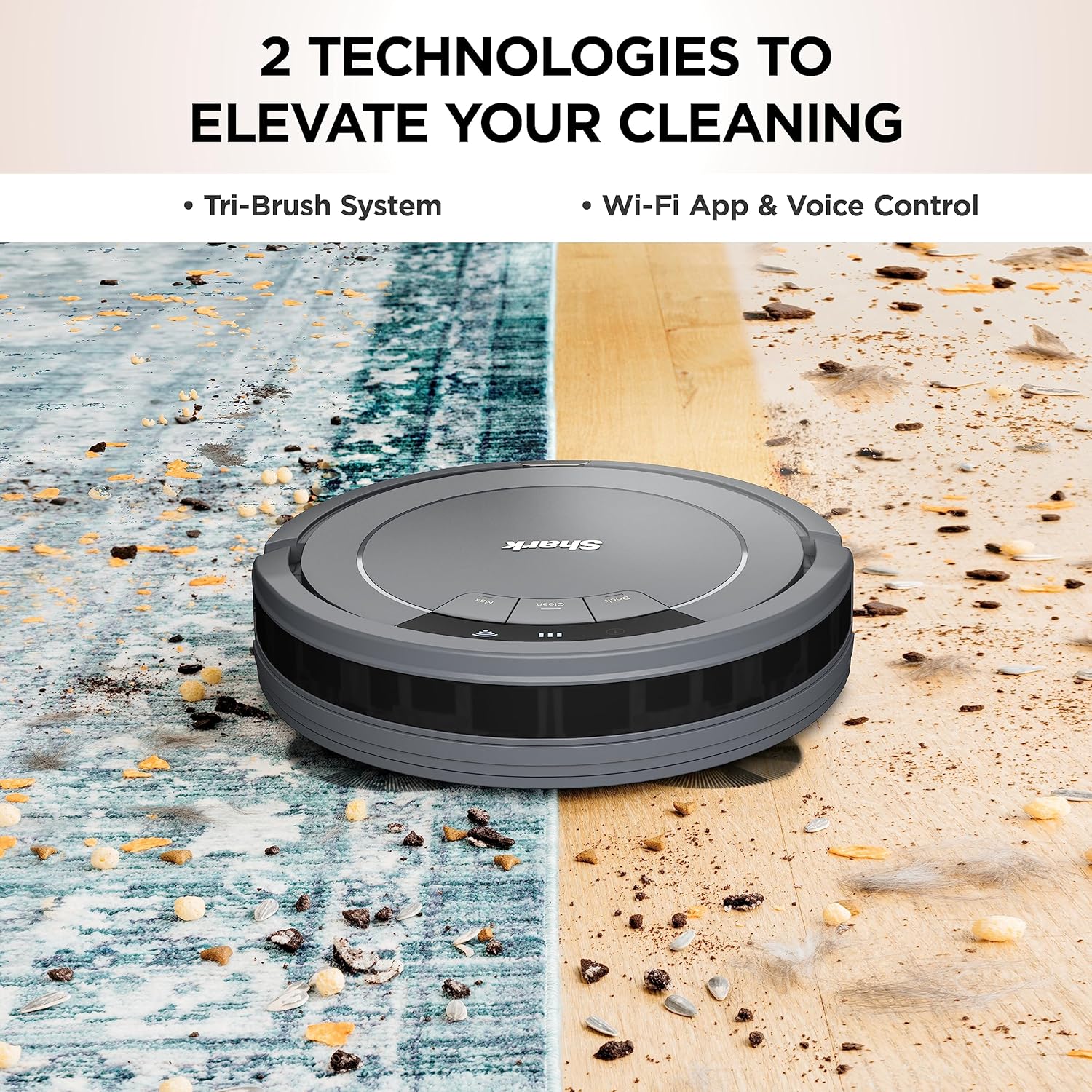 Robotic vacuum cleaner Voice Control Robot Vacuum with Matrix Clean Navigation Home Mapping wourant