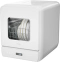 Hermitlux tabletop dishwasher 7 wash programs portable mini dishwasher wourant