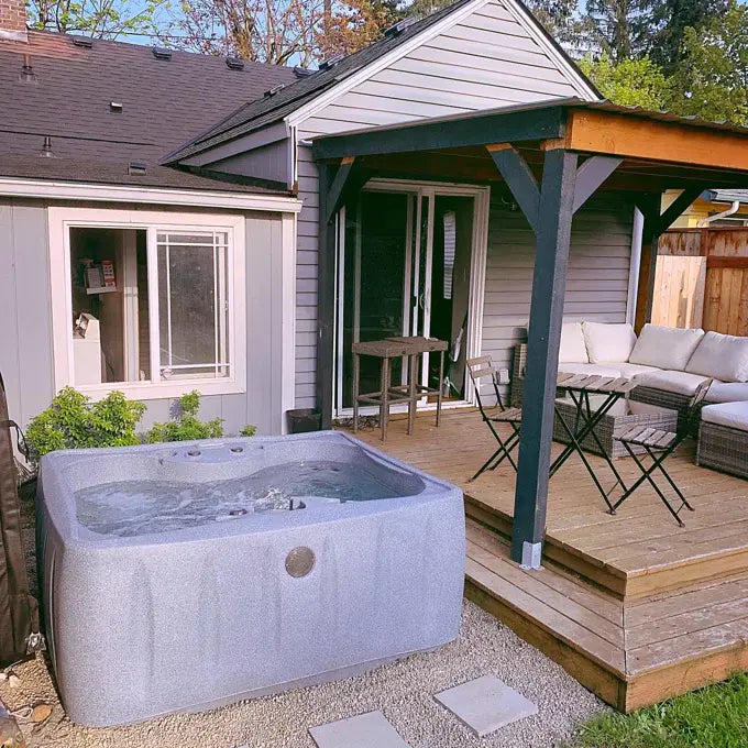 Aquarest Spas, Powered By Jacuzzi® Pumps 4 - Person 12 - Jet Rectangular Plug And Play Hot Tub wourant