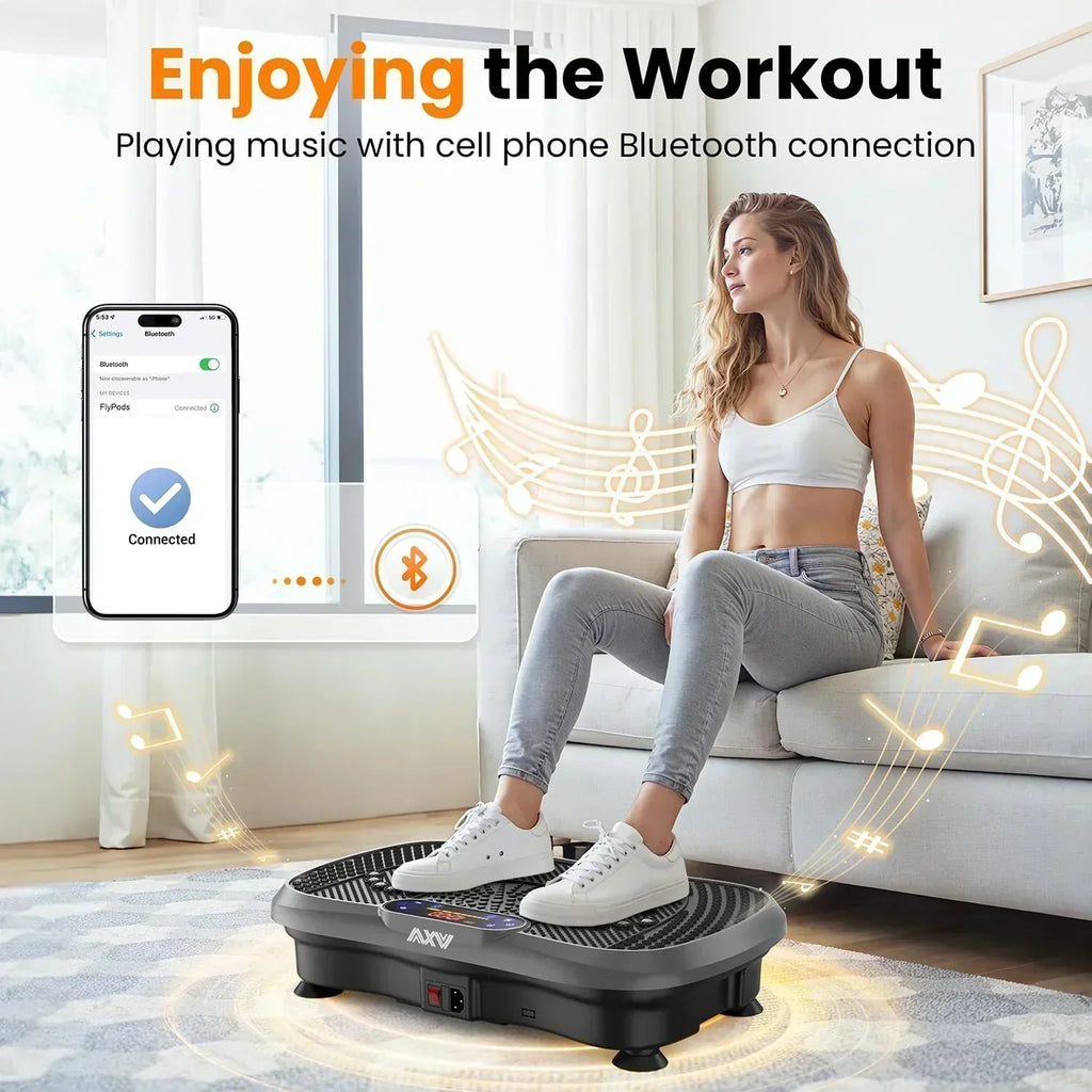 AXV Vibration Plate Fitness Platform Trainer Suitable for men and women to lose weight wourant