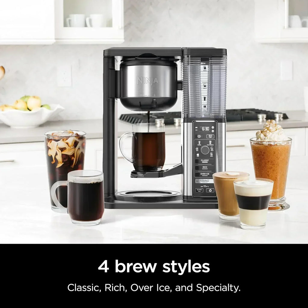 Extra Large Hot and Iced Coffee Maker with Fast Cold Brew 4 Brewing Methods 8 Sizes wourant