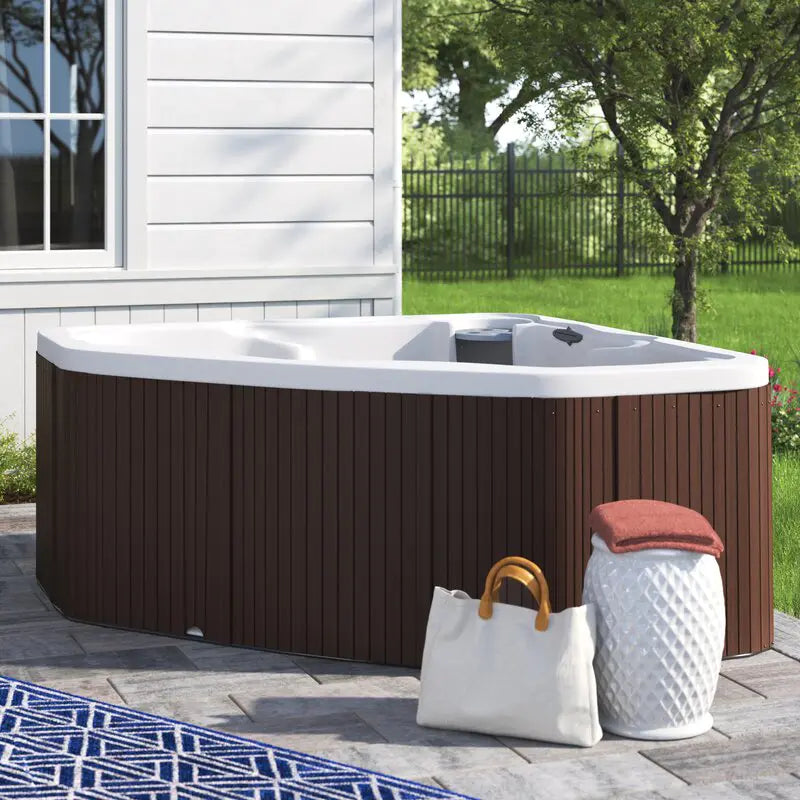 Lifesmart Spas 3 Person 17 Jet Plug And Play Hot Tub with Ozonator in Espresso wourant
