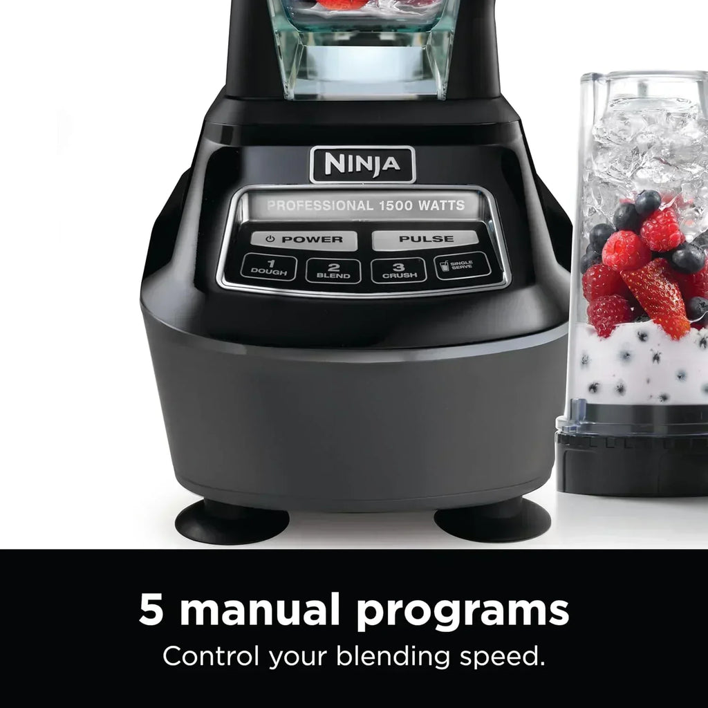 Ninja Mega Kitchen System 1500 Watt 72 Ounce Full Size Blender and 8 Cup Food Processor wourant