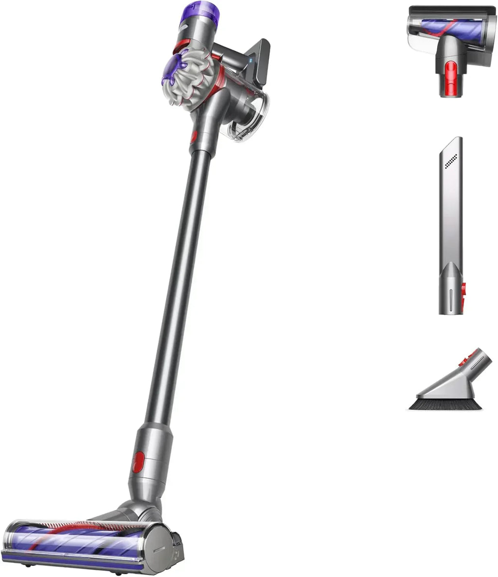 Cordless vacuum cleaner silver/nickel wourant