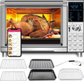 Air Fryer Toaster Smart Oven 12-in-1 Countertop Convection 30-QT XL Capacity wourant