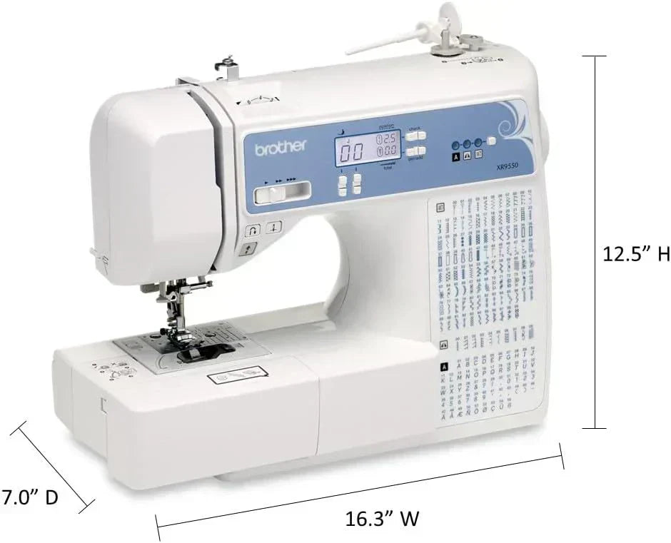 Brother Sewing and Quilting Machine Computerized 165 Built-in Stitches LCD Display Wide Table wourant